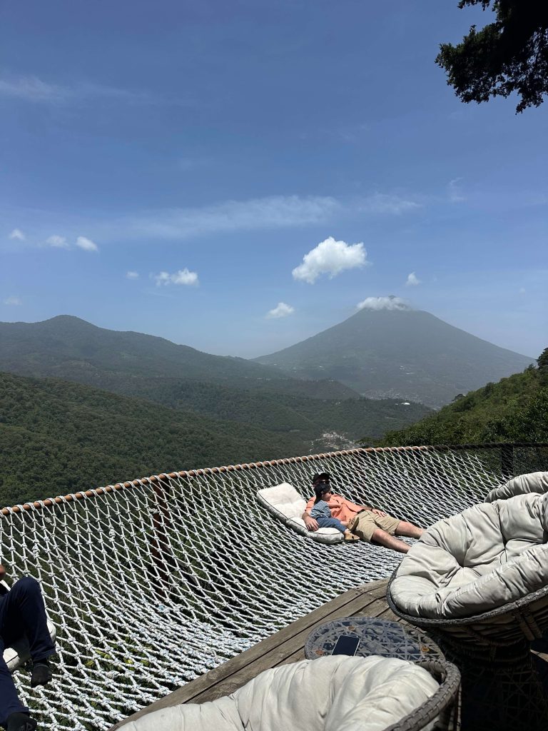 Finca La Azotea / Hobbitenango / vista de El Hato Verde, nos arredores de Antigua