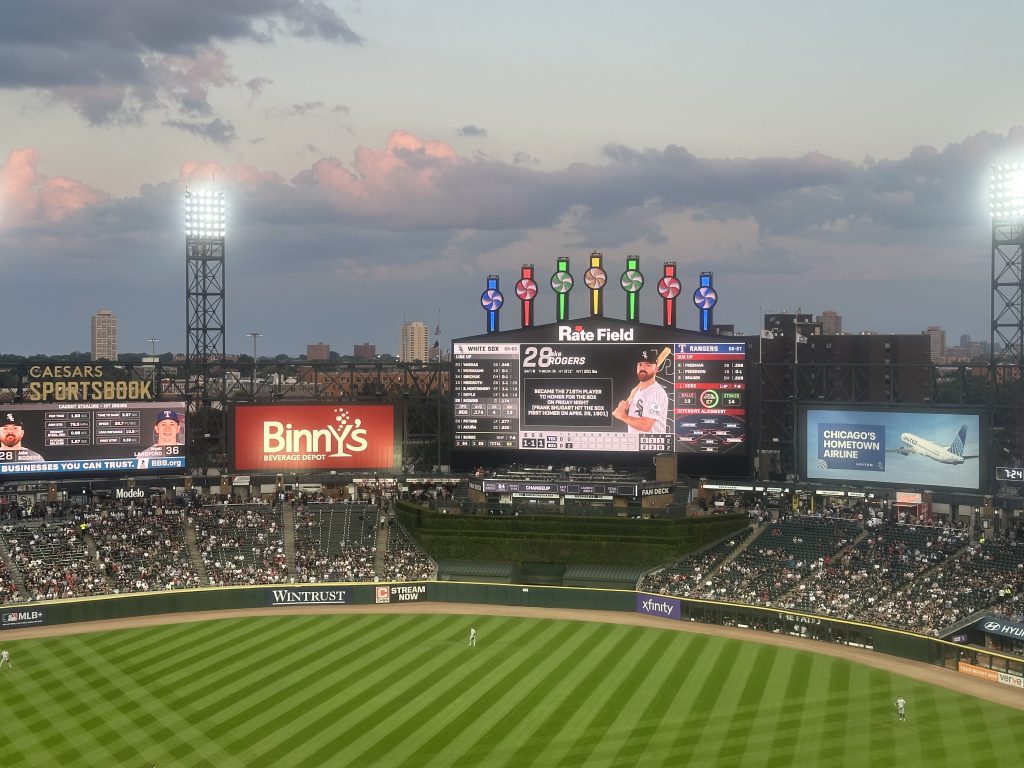 baseball game white socks Chicago 