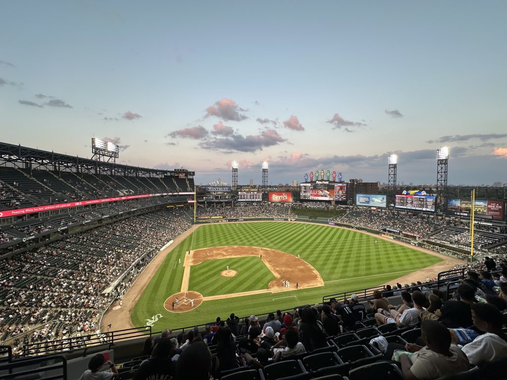 baseball game white socks Chicago 