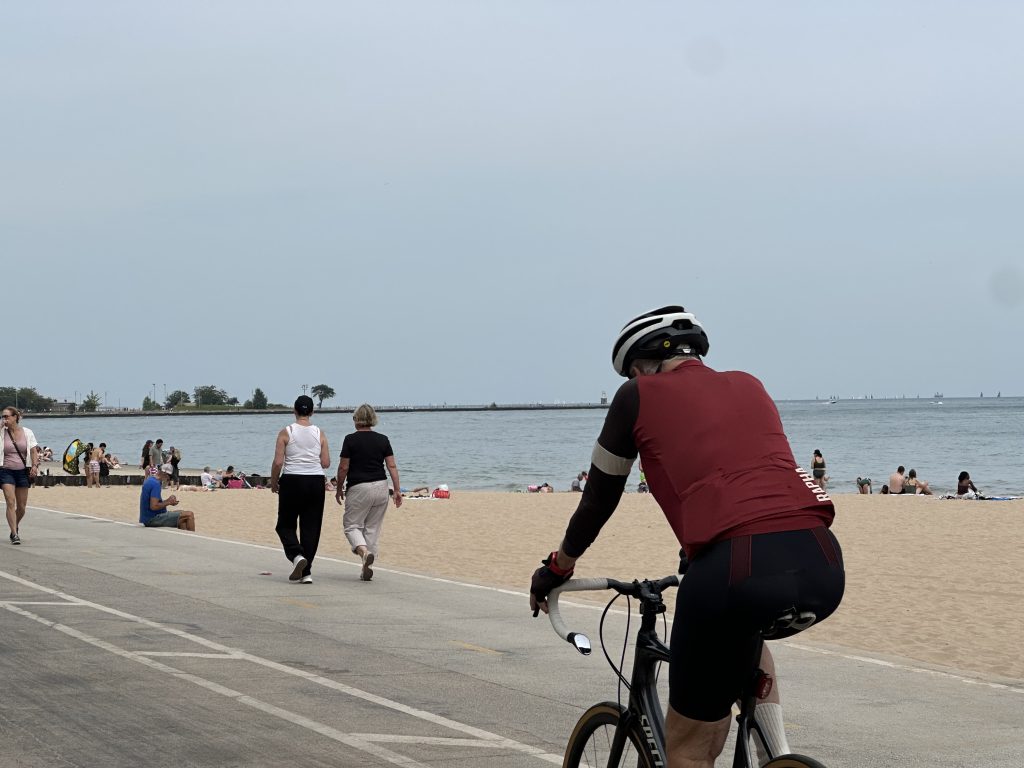 Ciclovia Chicago Lincoln Park Noth Beach