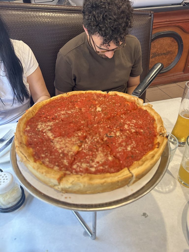 deep dish pizza Chicago